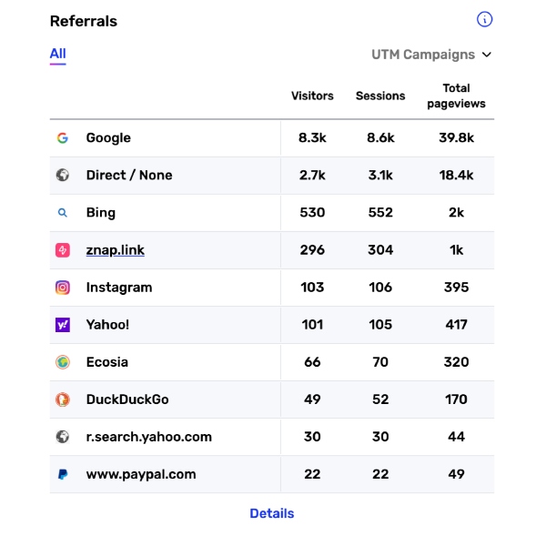 homepage slider ecommerce referrals